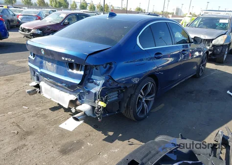 2021 BMW 3 Series 330E from USA, damaged, VIN 3MW5P7J06M8B62765